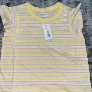 Yellow/Pink Striped shirt